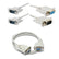 Serial RS232 DB9 Straight through Cable PC Accessories