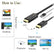 1.8M USB Powered HDMI to DisplayPort DP Output 4K Cable AV Cables