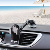 One Button Pop-up Car Phone Long arm Suction Cup Holder Mount LS92 Car Accessories