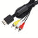TV AV RCA Audio & Video Cable For SONY PlayStation 1 2 3 PS1 PS2 PS3 AV Cables