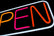 LED Neon Open Sign W/ 12V Adapter & Chain 55x23cm Ready-Made LED Signs