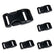 40*19*14mm Plastic Side Quick Release Buckles For Webbing Bag Strap Clips Black Home Essentials