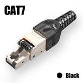 Reusable Cat7 Cat6a Tool Free Rj45 Termination Plug Data & Communication