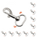 Mini Aluminum Alloy Keychain Making Snap Spring Clip Hook For Pets Carabiner 360 Home Essentials