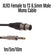 XLR Female to TS 6.35mm 6.5mm Male Mono Cable AV Cables