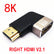 HDMI Female to Female to Male 90° L Angle Vertical AV Adapters