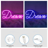 41x15.5cm USB Powered Dream Ready-Made LED Signs