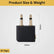 Airplane Headphone Socket Converter AV Adapters