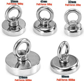 Salvage Strong Recovery Magnet Neodymium Hook W/Rope Treasure Fishing up 600kg Outdoor Gear