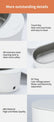 Ultrasonic Jewelry Cleaner Eyeglasses Cleaning Machine HE-C002 500ml DIY & Home Tools