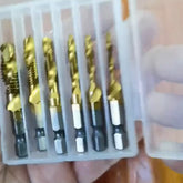HSS Metric Tap Drill Bit 6pcs Set M3 to M10 Size DIY & Home Tools