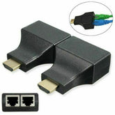 1 Pair HDMI To RJ45 Network Cable Extender Converter FS28 AV Adapters