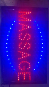 Large Massage LED Sign 55x33cm Ready-Made LED Signs