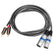 Evertech 1.5M Dual RCA Male To Dual XLR Male Cable XLR To 2 RCA AV Cables