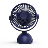 Portable Fan Travel Rechargeable USB Clip On Desk Bed Fan KS64-1 Home Essentials