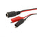 DC 5.5x2.1mm Female to Alligator Clip Power Cable CCTV Camera Accessories