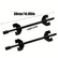 2Pcs 380mm Coil Spring Compressor Automotive Tools
