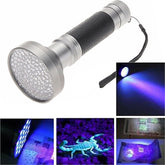 Silver 100 LED UV Flashlight Torch Outdoor Gear