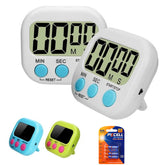 Large LCD Kitchen Timer Digital Display Screen Magnetic COUNT DOWN Sport Alarm Home Essentials