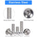 Assorted M3 M4 M5 Stainless Steel Hex Screws & Socket Bolts and Nuts 500pcs Kit DIY & Home Tools