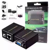 VGA Extender Over CAT5/6 RJ45 60m/200ft Adapter Repeater Data & Communication
