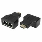 1 Pair HDMI To RJ45 Network Cable Extender Converter FS28 AV Adapters