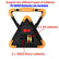 W838 Triangle Car Repair Working Lamp Warning Traffic Light 1600LM 4 Modes Automotive Tools
