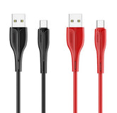 1m RED USAMS USB to Type-C 5A Charger and Sync Data Cable YS25 Mobile Accessories