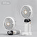 Hand-held Rechargeable Fan Mini Portable Folding Desk Cooler Fan w/ Phone Stand Home Essentials