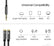 AUX 3.5mm 1M to 2F Splitter Cable for Headphone Microphone AV adapters