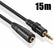 Aux 3.5mm Male to Female Extension Cable AV CABLES