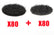 Hook & Loop Sticky Self Adhesive Dots Coins Circles Tape 2cm DIY & Home Tools