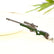 CSGO game AK47 M16 98K UMP9 Gun Key chain 12cm Keyring Home Essentials