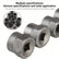 Damaged Bolt & Nut Extractor 26pcs Set DIY & Home Tools