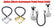 15cm Right Angle 6.35mm Guitar Effects Instrument Pedal Patch Cord AV Cables