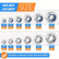 175PCS Stainless Steel Locknuts Screw Cap Assortment Kit DIY & Home Tools
