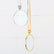 Powerful 5X Golden Silver Magnifying Glass With chain DIY & Home Tools