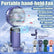 Hand-held Rechargeable Fan Mini Portable Folding Desk Cooler Fan w/ Phone Stand Home Essentials