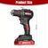 Drill Driver Cordless Impact Hammer Drill Brushless w/2pcs 21V Battery DIY & Home Tools