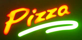 PIZZA LED Neon sign LED Sign 43cm x 23cm w/ 12V Power Adapter & Chain Ready-Made LED Signs