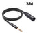 Balanced 6.35mm Stereo TRS to XLR Male Microphone Lead AV Cables 0.3M to 10M AV Cables