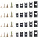 170Pcs U-Clip & Screw Assortment Kit 5 Size U-Style Clip-On Nut with Mounting DIY & Home Tools