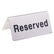 Stainless Steel Reserved Table Sign 12*5cm (JS17) Business & Office Equipment