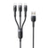 Yesido 3A 3-in-1 Charging Cable USB Type-C 8pin Micro-USB For Iphone Samsung Mobile Accessories