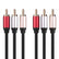 3RCA to 3 RCA AV Audio Video Composite AV Cables