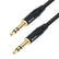 L 90° Amplifier Stereo 6.35mm 1/4 jack TRS Cable Male to Male Guitar AV Cable