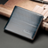 Men's PU Leather Wallet Coin Pocket Purse Wallet Multiple Card Slots Compact Home Essentials