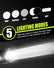 P50 LED Flashlight RS20 Super Bright Torch USB Rechargeable Zoom Lamp 5 Modes Outdoor Gear