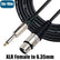 XLR Female to TS 6.35mm 6.5mm Male Mono Cable AV Cables
