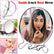 8" Round Cosmetic Makeup Double Sided Table Desk Mirror 2x Magnify Folding Zoom Home Essentials